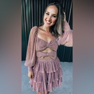 Sparkly bow dress